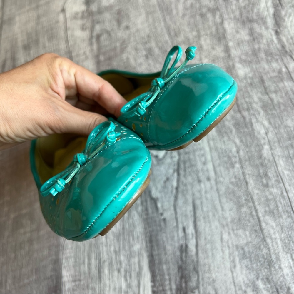 Mootsies Tootsies Women’s Moallenek Memory Foam Teal Flats Size 7M - Picture 3 of 9
